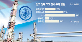印, 한국산에 반덤핑관세...동네북 된 한국 석유화학