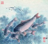 [조상인의 예(藝)-<72>소림 조석진 군어유영]한가로이 노니는 정겨운 잉어들...평화·풍요를 기원하다