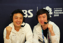 SBS‘우영콤비’의 펜싱 금메달경기중계, 동시간대 시청률 1위 등극