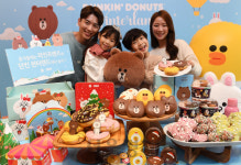 라인프렌즈와 함께한 던킨도너츠