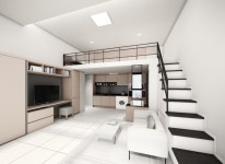 비용 부담 줄이고 공간 활용은 높인 풀퍼니시드 오피스텔 스테이 더 디자이너스 군자