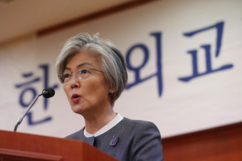 레이더 갈등 한일외교장관 통화 