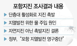 전 정권 부실대처에 현 정부 신재생 과속이 포항지진 불렀다