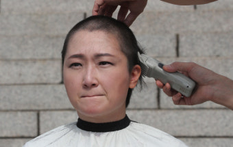 홍준표, 이언주 삭발에 