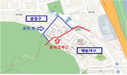 부산시, 대우금사아파트 경계조정안 행정안전부 건의
