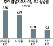 자사주 잇단 소각·매입에 강세 ···재평가 받는 금융주