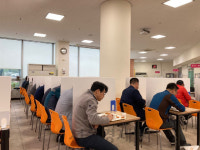 한경대, 코로나 19 예방···교내 학생식당 안전칸막이 설치