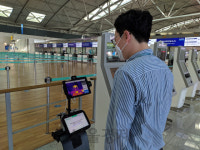 인천공항, 스마트 발열체크 로봇·키오스크 도입...스마트 K방역 구축