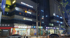 김천역 주변 간판 교체 완료