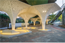 서울 한남1고가 하부, 도심 속 쉼터로 탈바꿈