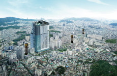 다시 한번 부산 도심의 중심으로··· 부산 온천장역 삼정그린코아 더시티 눈길