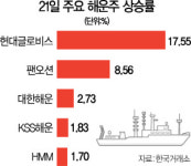 치솟는 벌크선 운임...더 힘찬 해운주 뱃고동