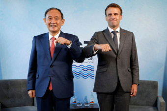 G7 도쿄올림픽 띄우나...마크롱 