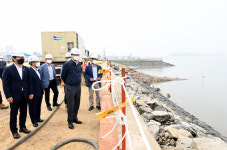 박남춘 인천시장, 청라타워·3연륙교 등 대형사업 현장 점검