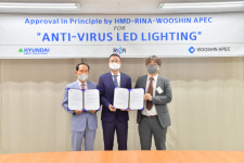 ‘선박 내 바이러스’ 조명등으로 잡는다···우신에이펙, 국내 최초 개발
