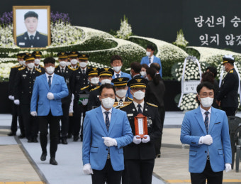 '영원한 소방관' 순직 새내기 소방관 영결식