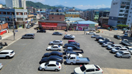 성주군 도심에 대형 주차장 확보
