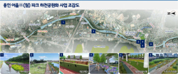 용인시, 경안천 5.5km 사계절 꽃피는 수변 공원으로 재탄생