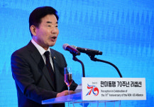 한덕수·김진표, 한미동맹 70주년 리셉션 개최…한미의원연맹 구성