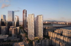 고급 백화점 옆엔 고급 아파트... 브라이튼 여의도 주목