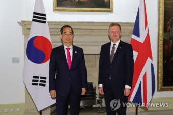 한덕수 총리, 英 부총리 만나 