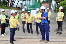 의왕시의회, 행감 앞서 왕곡천 수해복구 공사장 등 둘러 봐