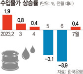 고개 든 수입물가…물가 불안 도지나
