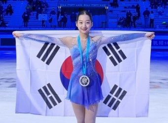 피겨 신지아 주니어GP 쇼트 1위