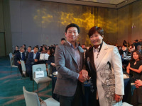 이상일 시장, 부산서 자선 골프대회 연 골프여제 박세리 감독 응원