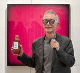 백세주 로고 원조 황석봉 작가 작품 , 다을달 베니스 비엔날레에