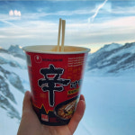 스위스 융프라우 컵라면처럼 꿀맛…한라산 라면인증샷 그렇게 찍더니 결국…