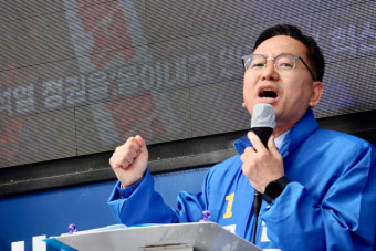 '총선 하루 전' 네거티브 단호히 대처한 김문수 
