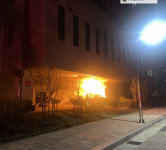 경남 양산 대학 건물서 화재…학생 55명 대피