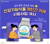 8일부터 당근마켓·번개장터로 홍삼·비타민 등 중고거래 가능