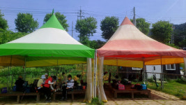 황룡강 금빛 햇살 받으며 운동하면 절로 ‘힐링’이…광주 서봉파크골프장[주목이구장]