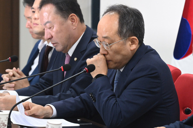 국민의힘, 추경호 원내대표 윤석열 대통령 탄핵 반드시 부결시킬 것
