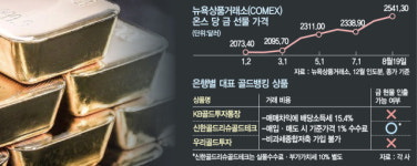 골드뱅킹 투자 비중 10%내로 담아야