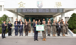 경기도수원월드컵관리재단, 육군 51보병사단에 빅버드 드림볼 기부