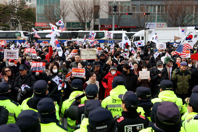 윤석열 전 대통령 영장실질심사 전 집회, 경찰 총력대응 예정