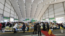 손님 다시 돌아왔으면 천장도 없는 장터서 고군분투