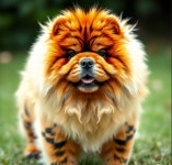 저 호랑이는 왜 꼬리를 흔들지?…차우차우 염색한 中동물원 학대 논란