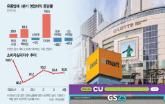 내수 부진에도 선방한 백화점…편의점은 속수무책