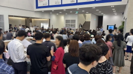 여주 남한강 센트럴파크 민간임대 홍보관 오픈...방문객 몰려