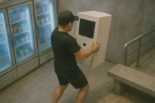 하다하다 이걸 통째로? 무인점포서 키오스크 들고 튄 남성…CCTV 보니 황당