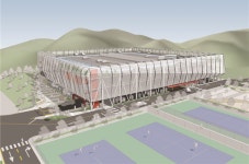 “주차장도 자연처럼”…울산체육공원 테니스장 주차장 ‘그린 웨이브’ 선정