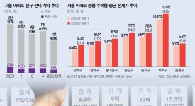 서울 전세거래 1년새 34% 급감에…전용 85㎡ 월세도 300만원대로