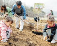 KTF “주말농장 분양 받으세요”…고객대상 무상제공