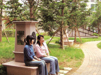 개봉 아이파크 음악벤치 “감미로운 선율 흘러요”