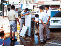 웅진코웨이 수해지역 무상AS