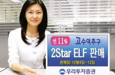 우리투자증권 ELF ‘마이다스 뉴 2스타’ 판매